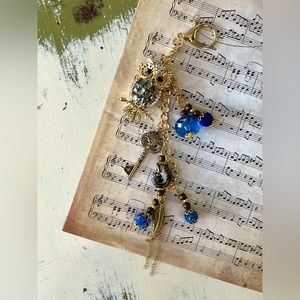 NEW!! Handcrafted Owl Keychain